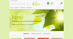 Desktop Screenshot of kanu-naturkosmetik.de